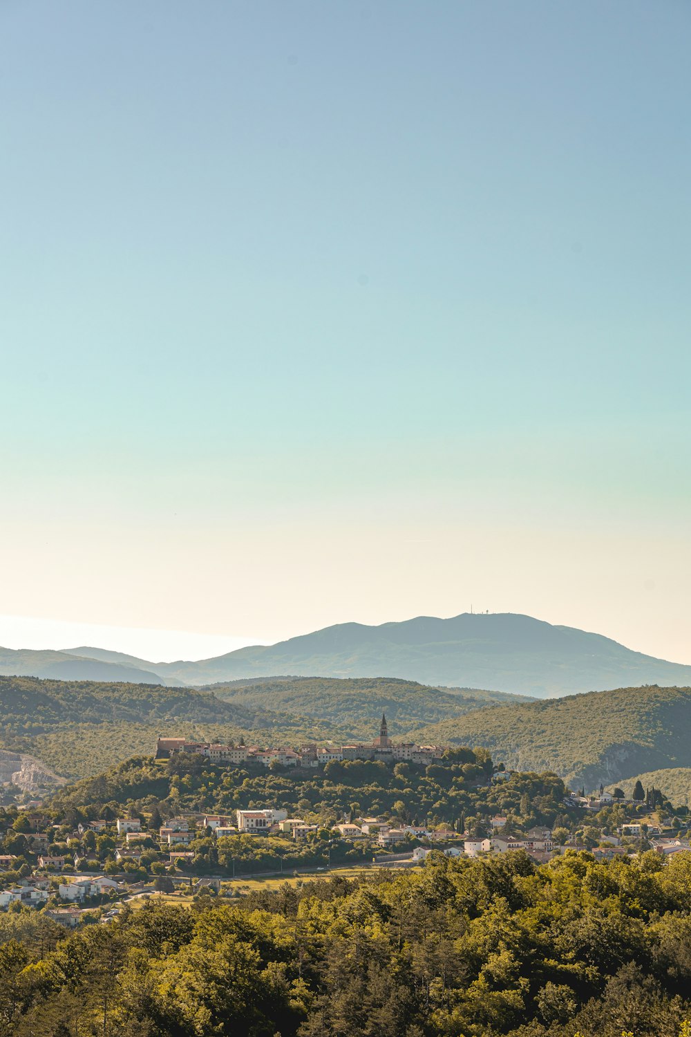 a town in the valley