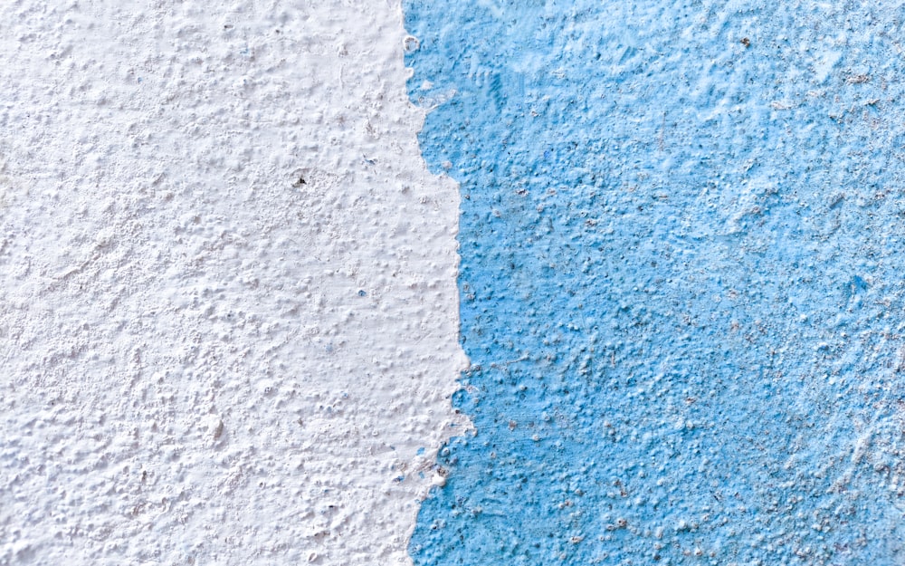 a close up of a blue surface