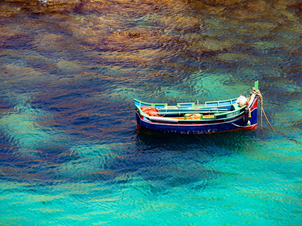 a boat sailing on the water