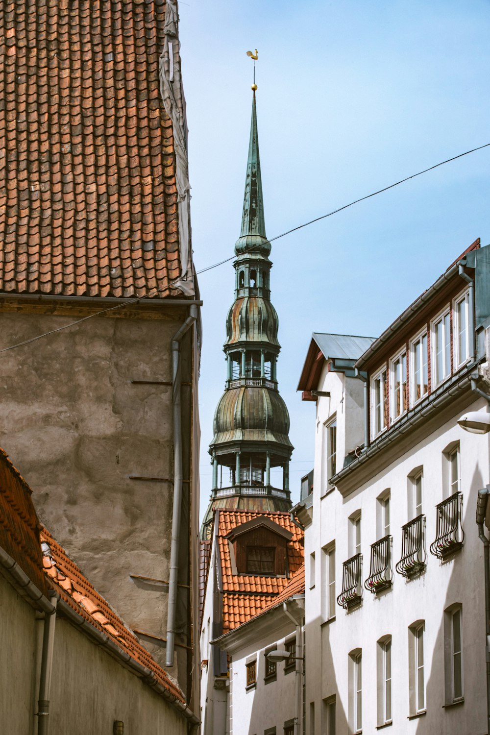 a building with a steeple