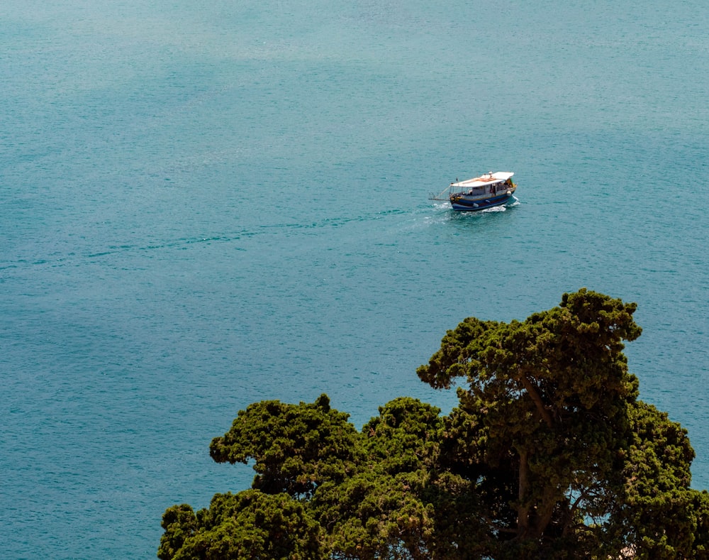 a boat on the water