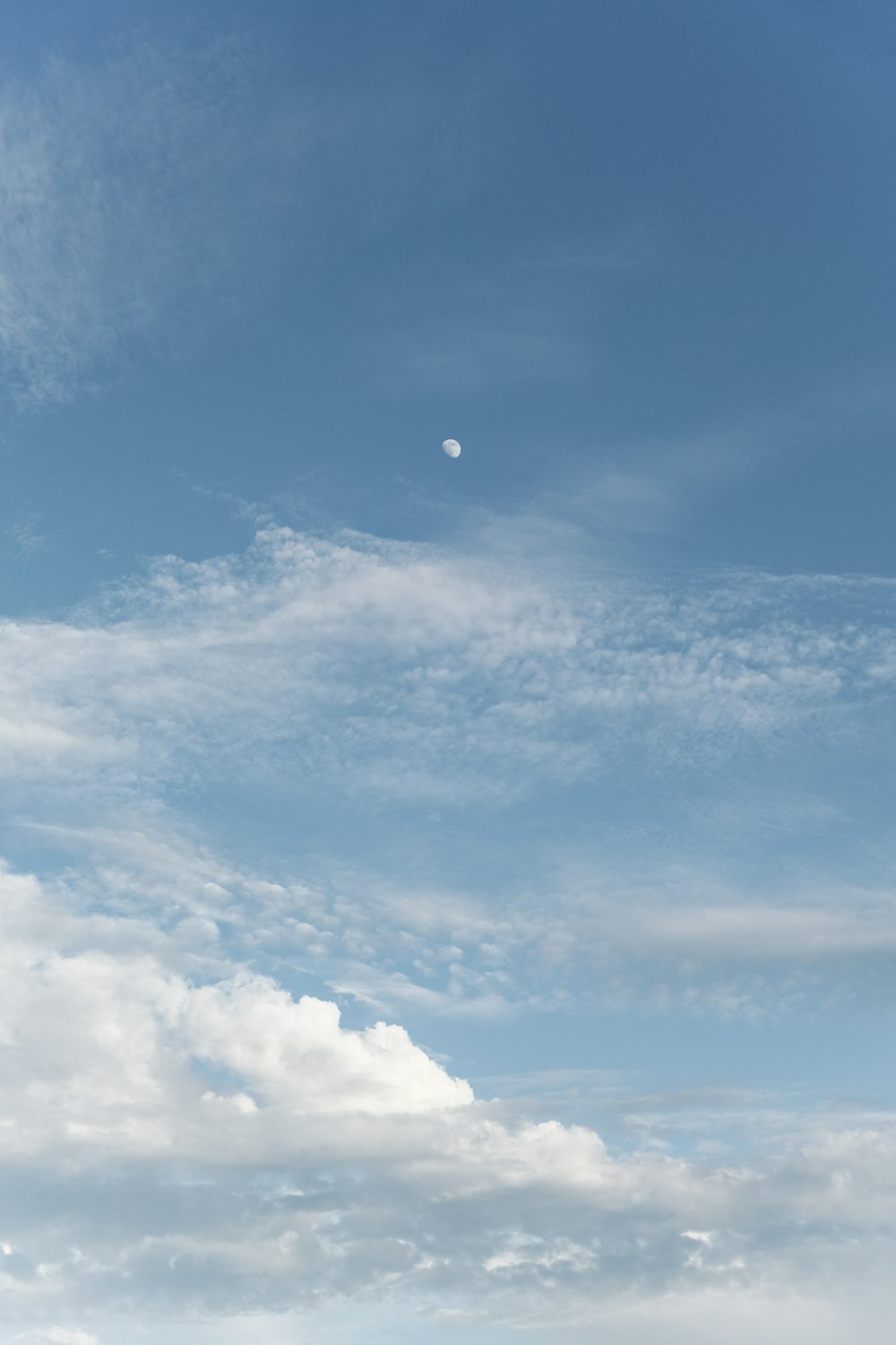 a moon in the sky