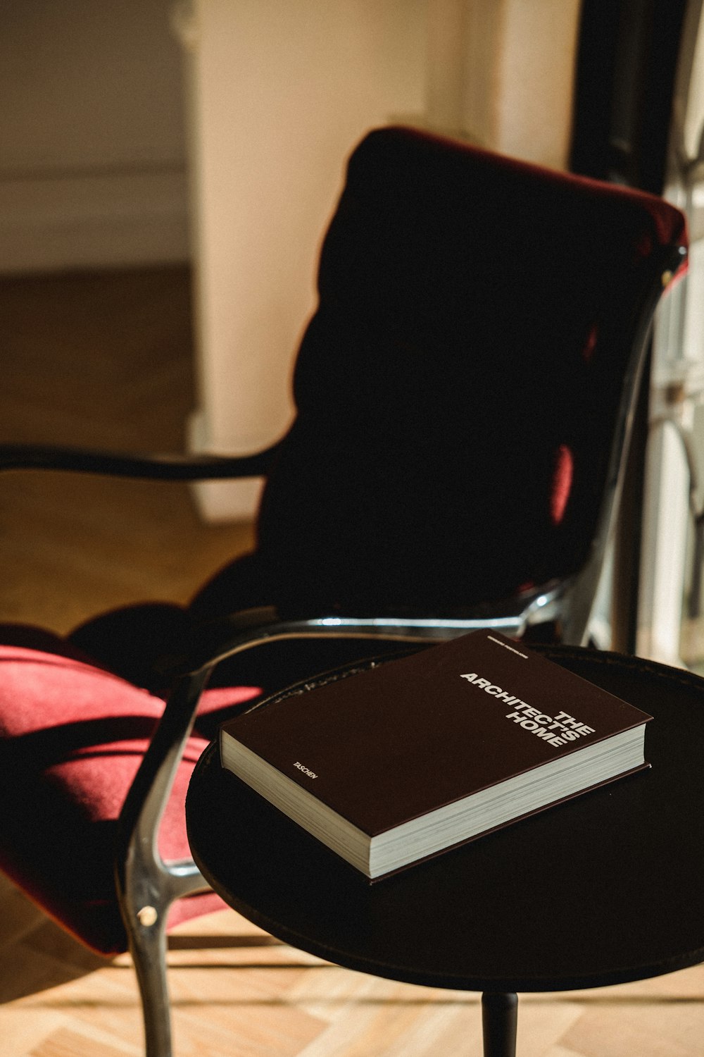 a laptop computer sitting on top of a chair