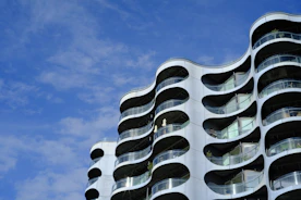 a tall building with windows