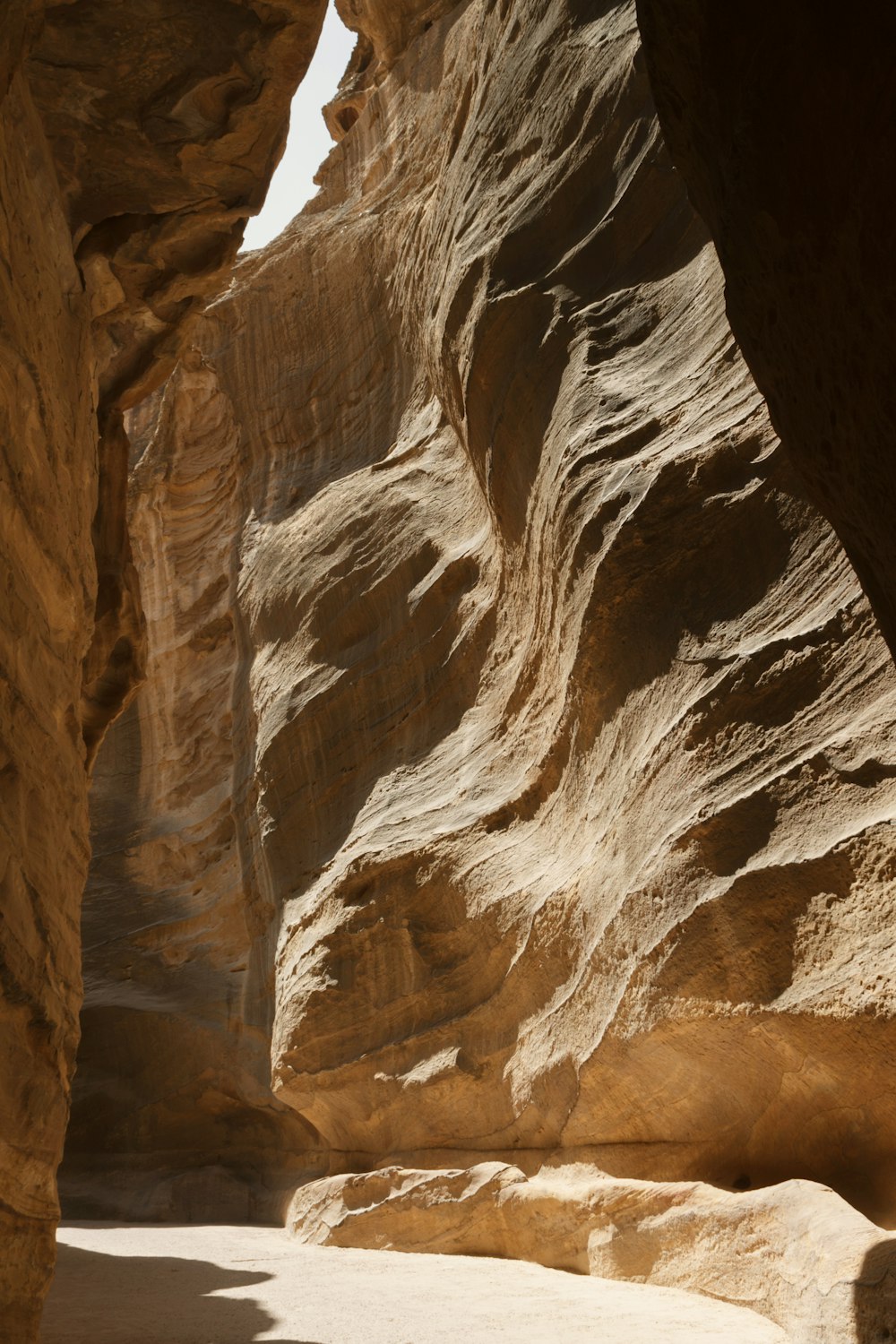 a large rock formation