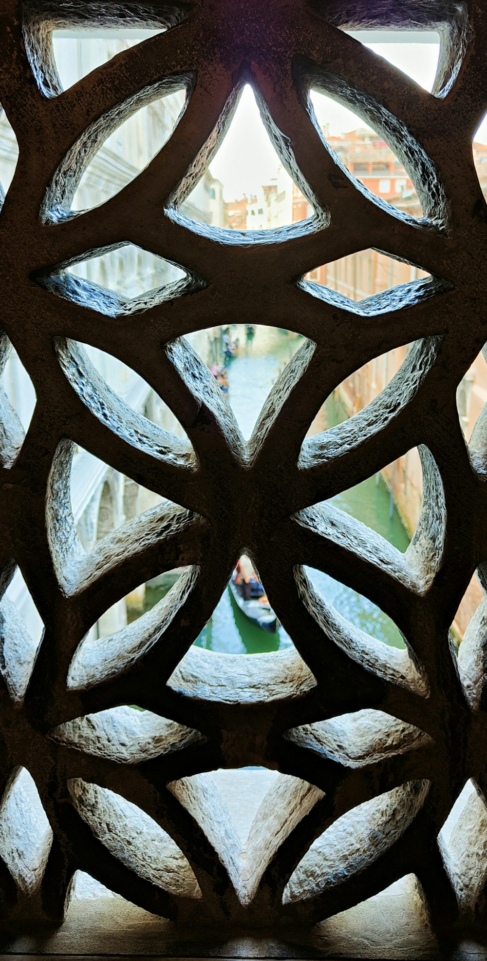 a close-up of a carved wood