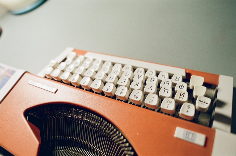 a keyboard on a table