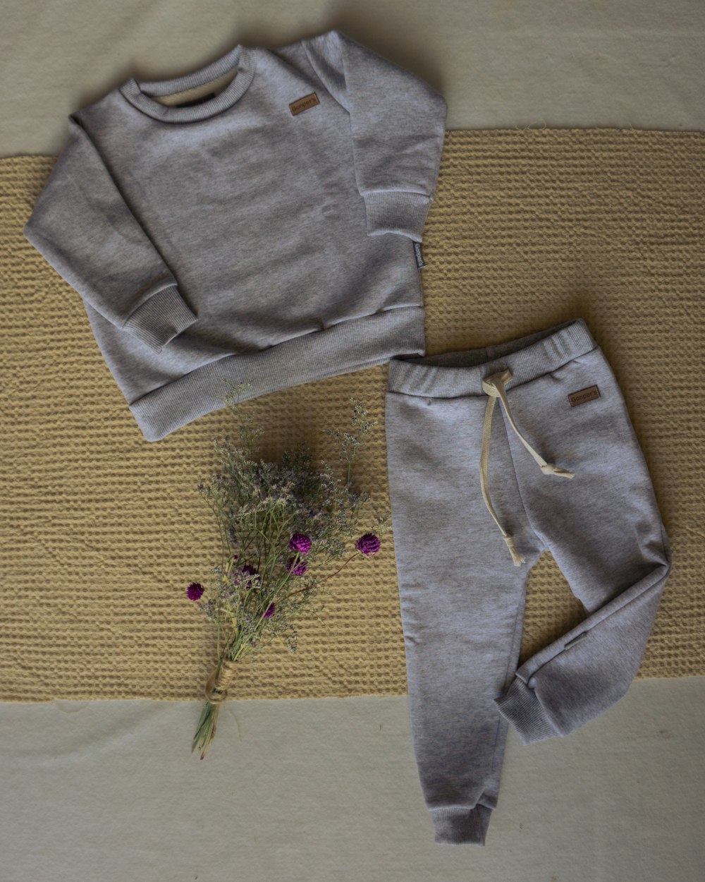 a pair of grey pants