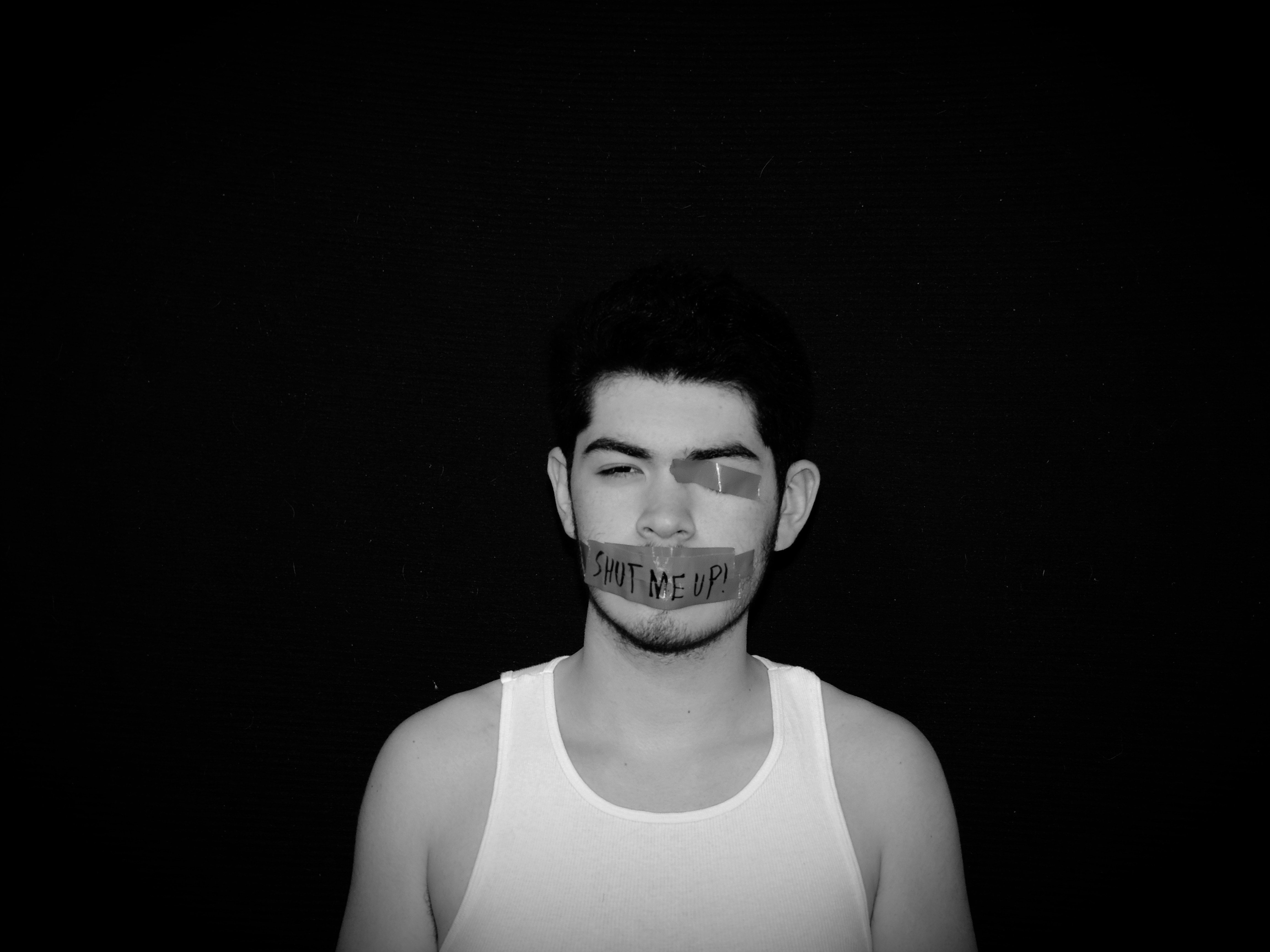 a person with a mustache