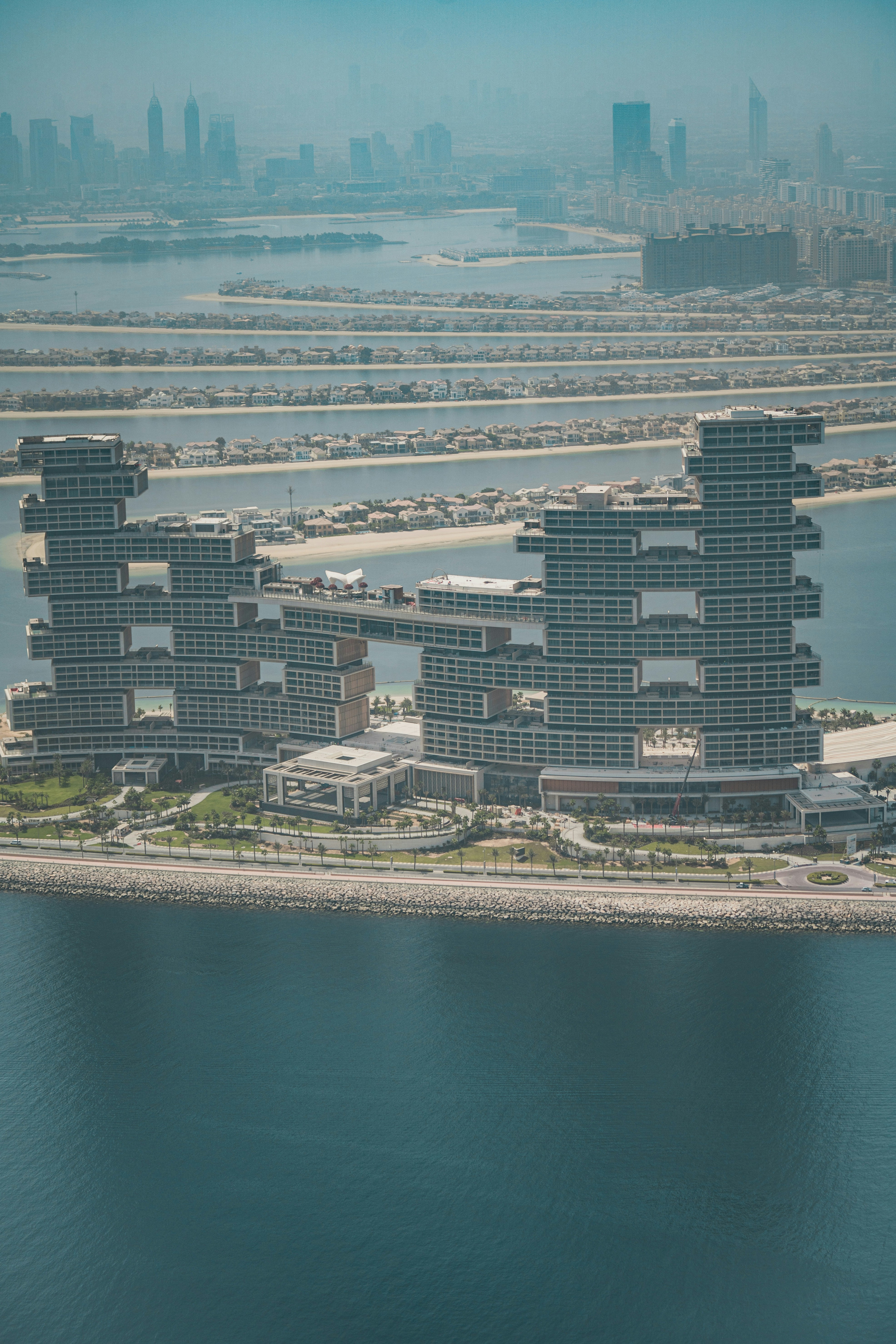 a city next to a body of water