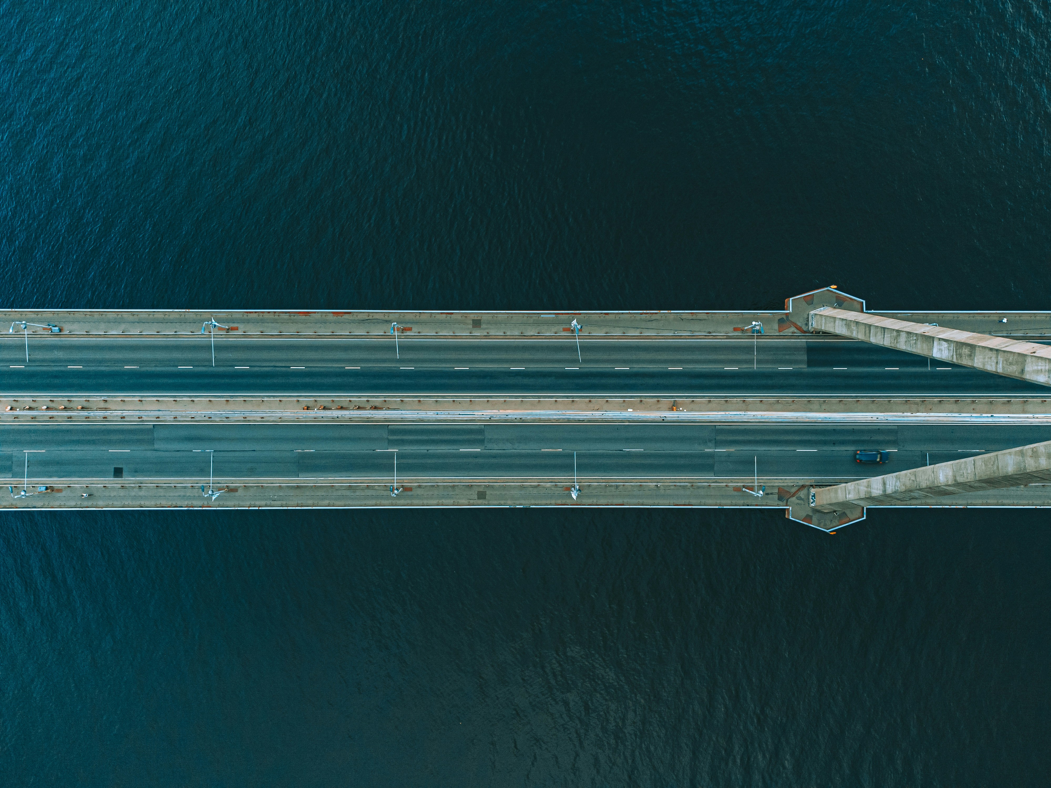 a road with a bridge over it