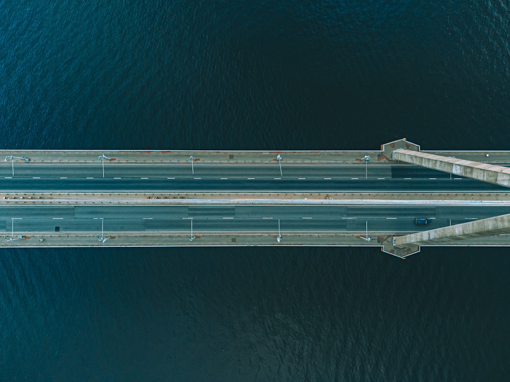 a road with a bridge over it