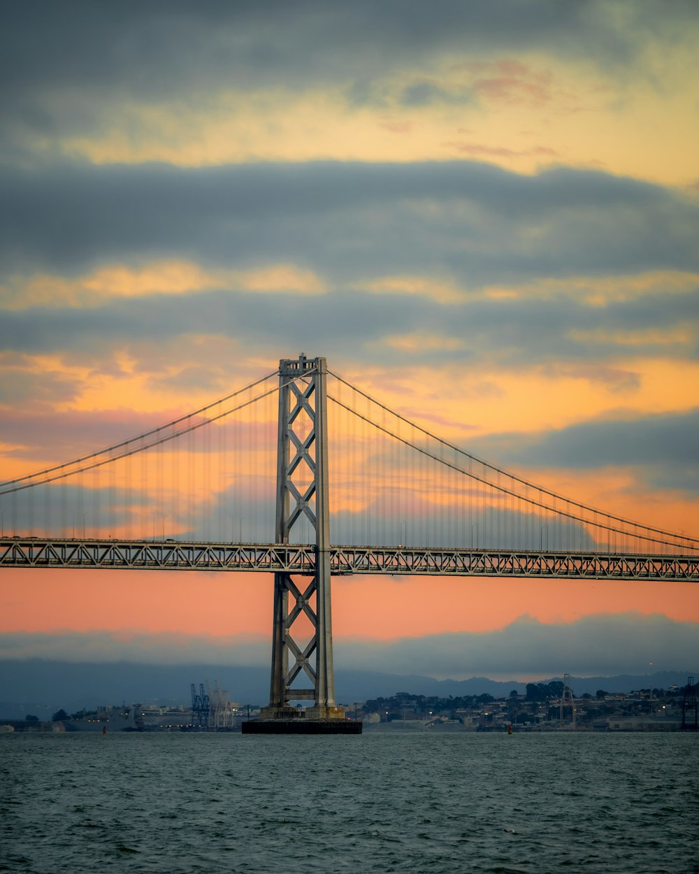 a large bridge over water