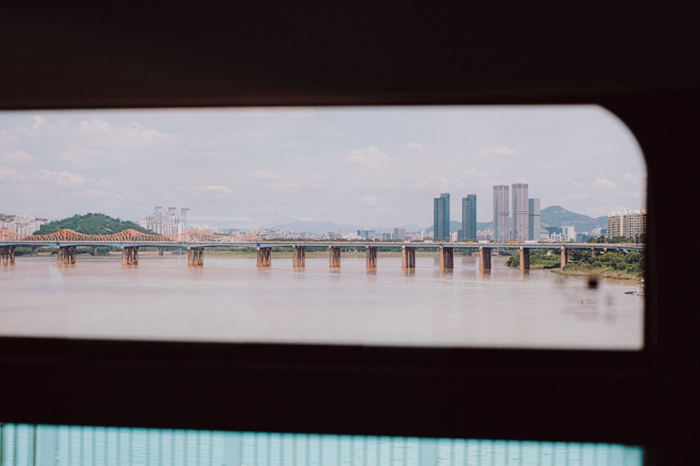 a bridge over a river