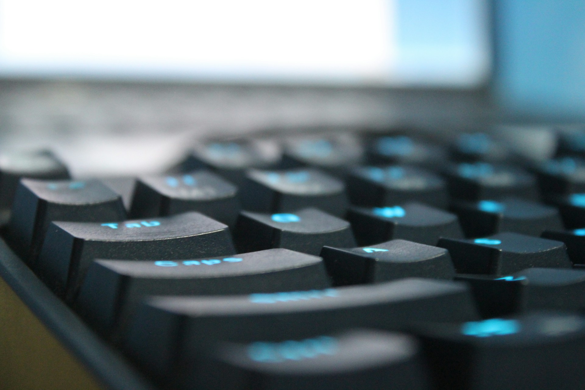 a close up of a keyboard