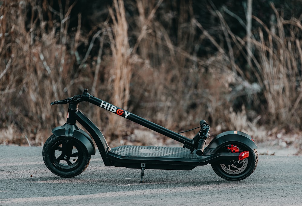 a green and black motorcycle