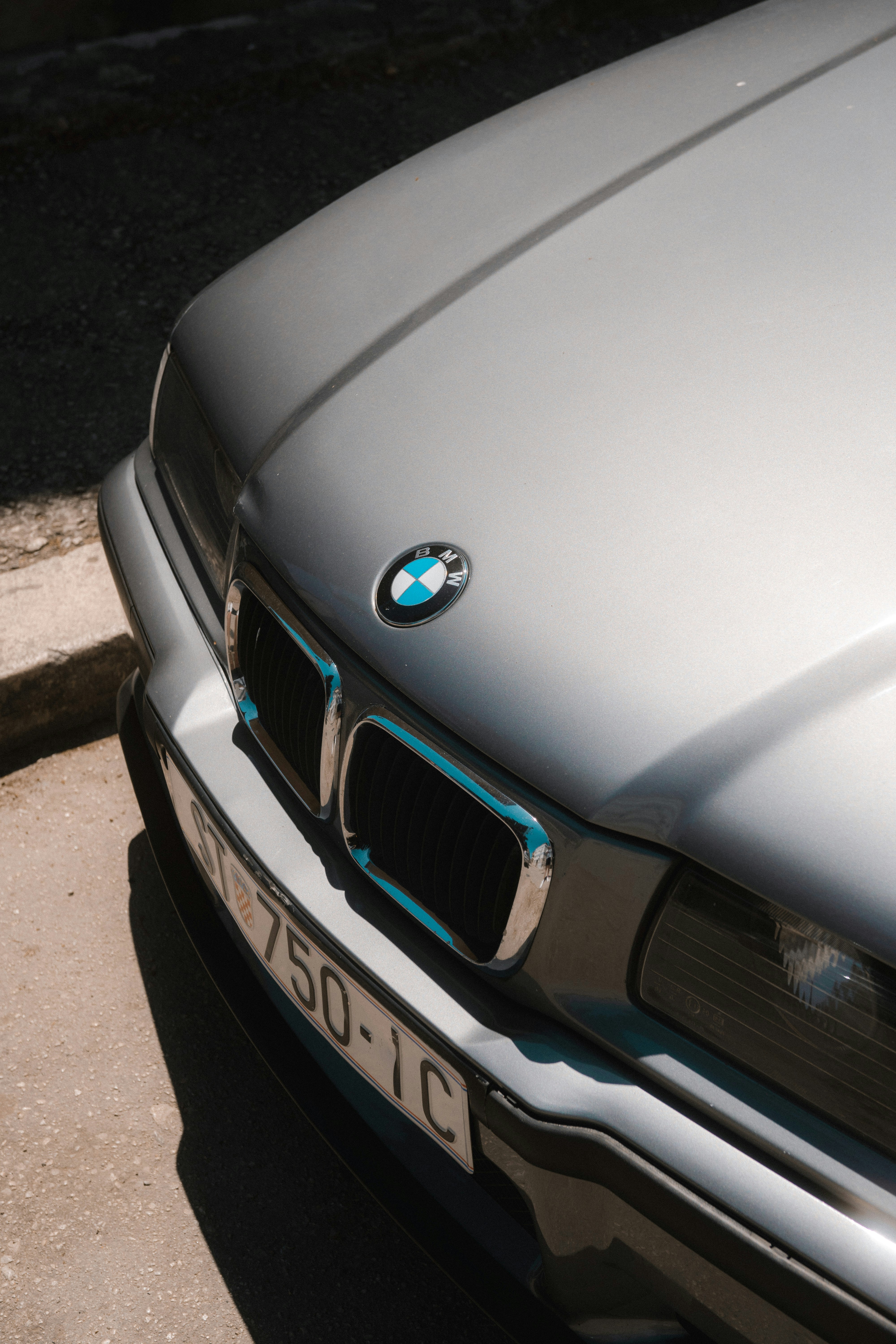 the front of a car