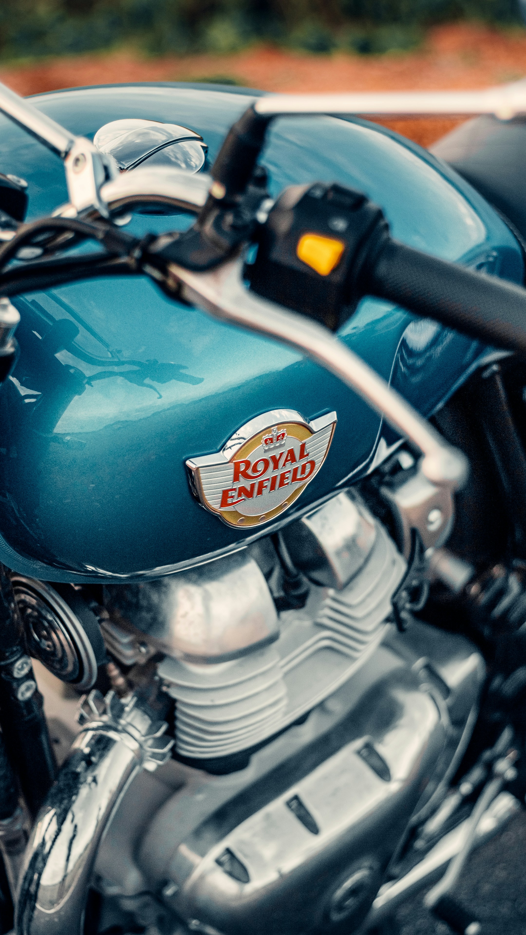 Nahaufnahme eines Motorrads