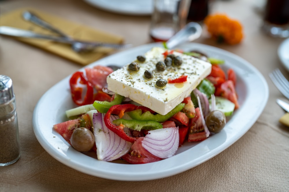 a plate of food