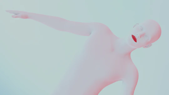 An artistic representation of a person created from a selfie.