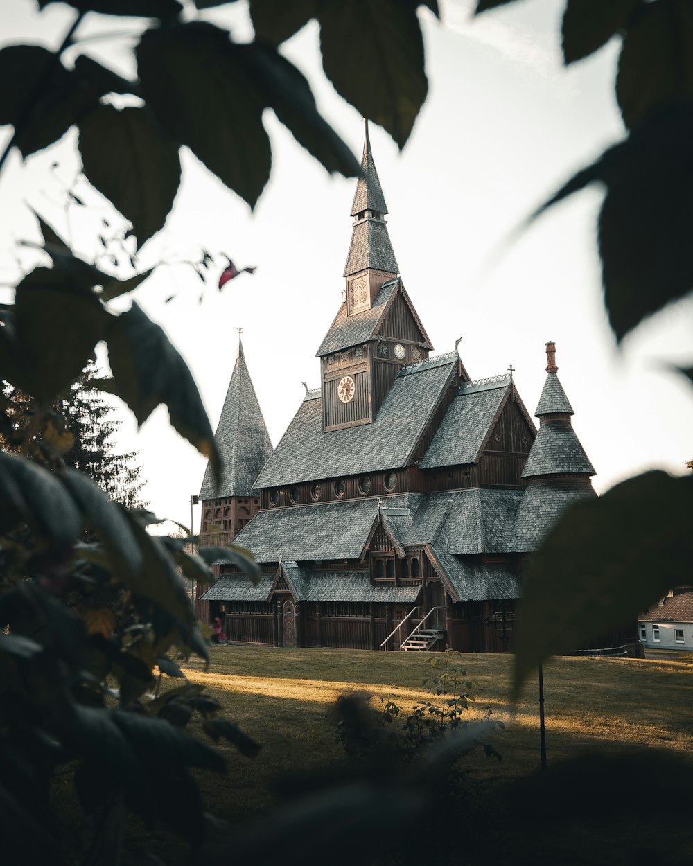 a building with a steeple