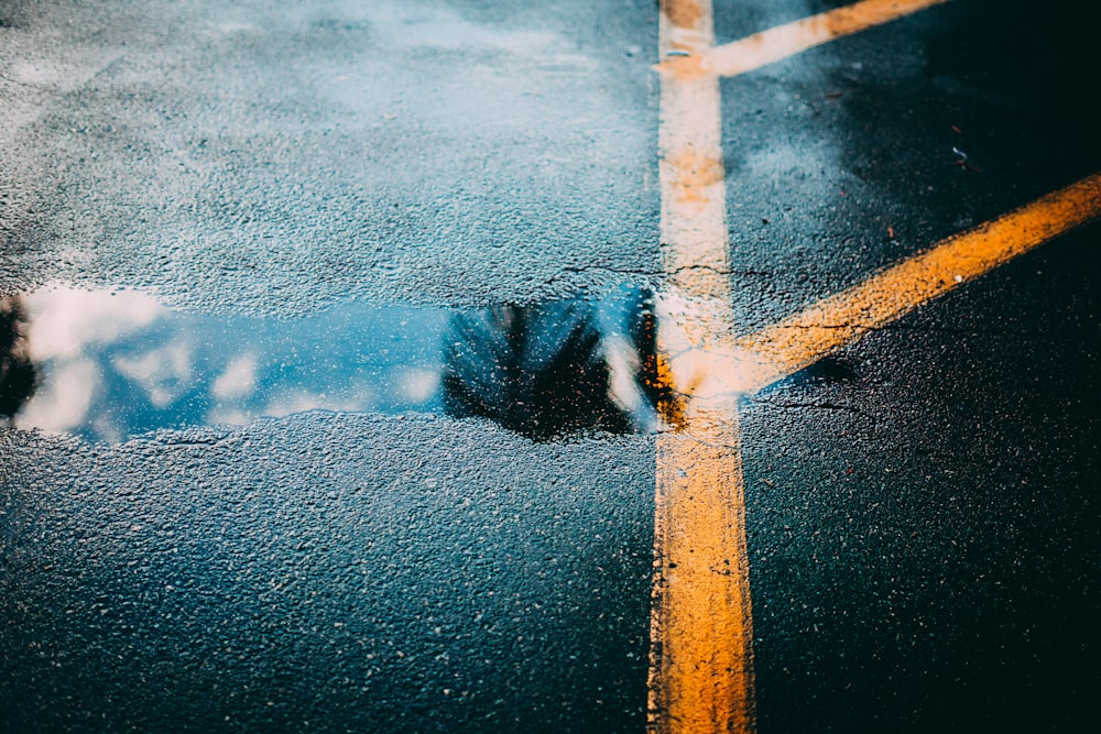 a close-up of a wet window