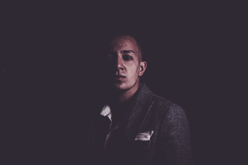 Sharp black suit elegance