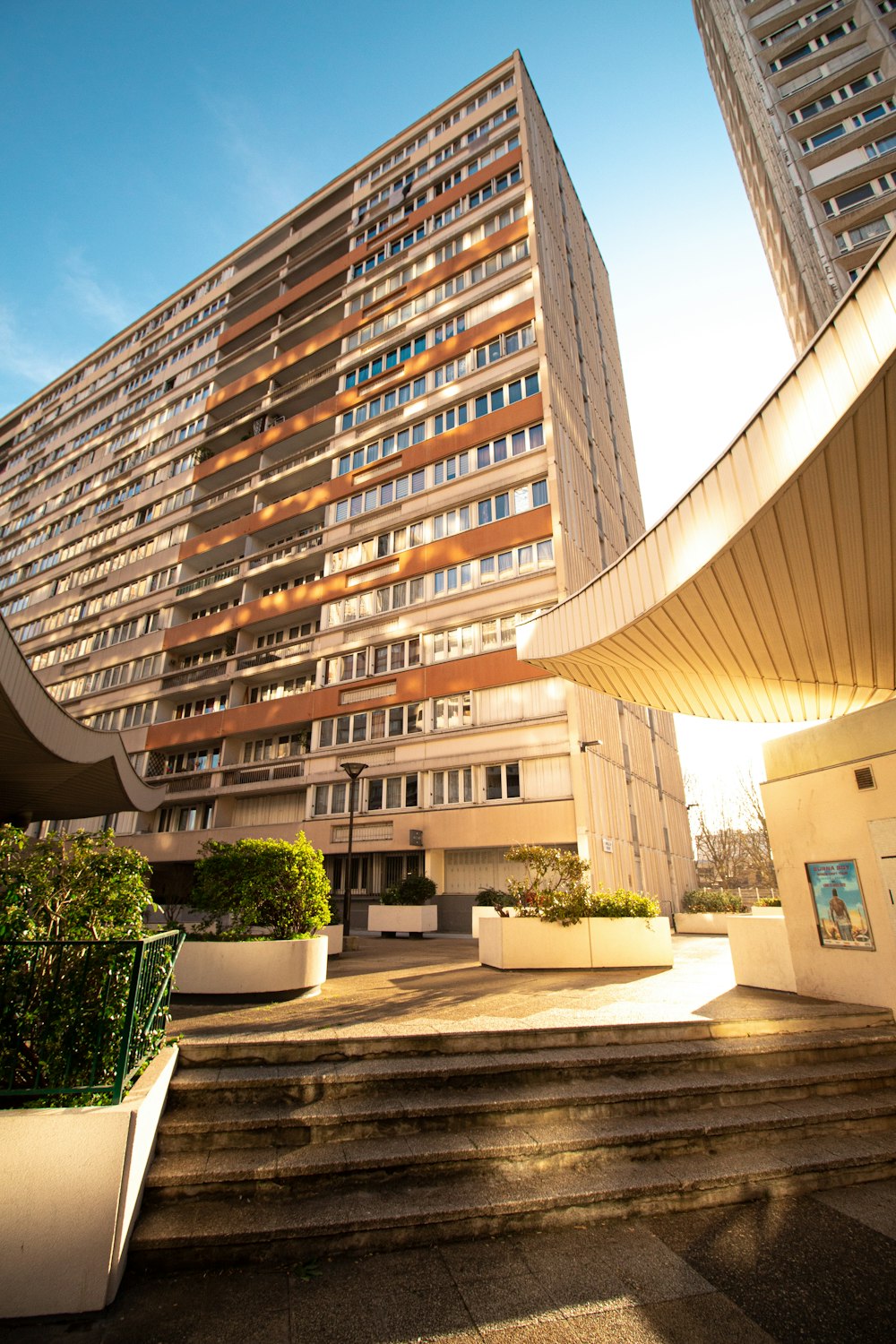 a building with a staircase