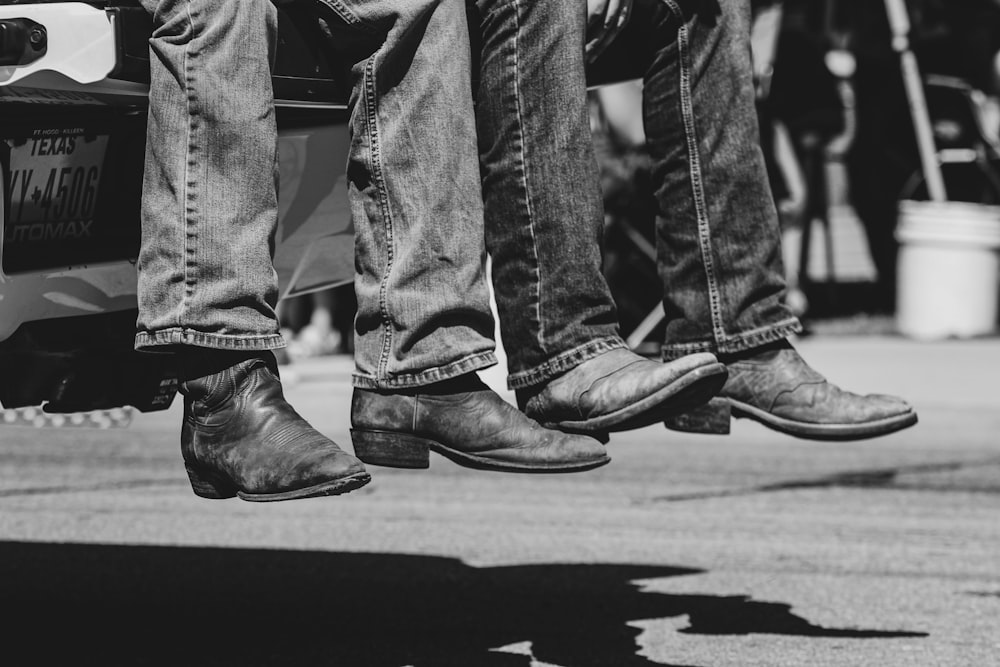 a group of people's legs