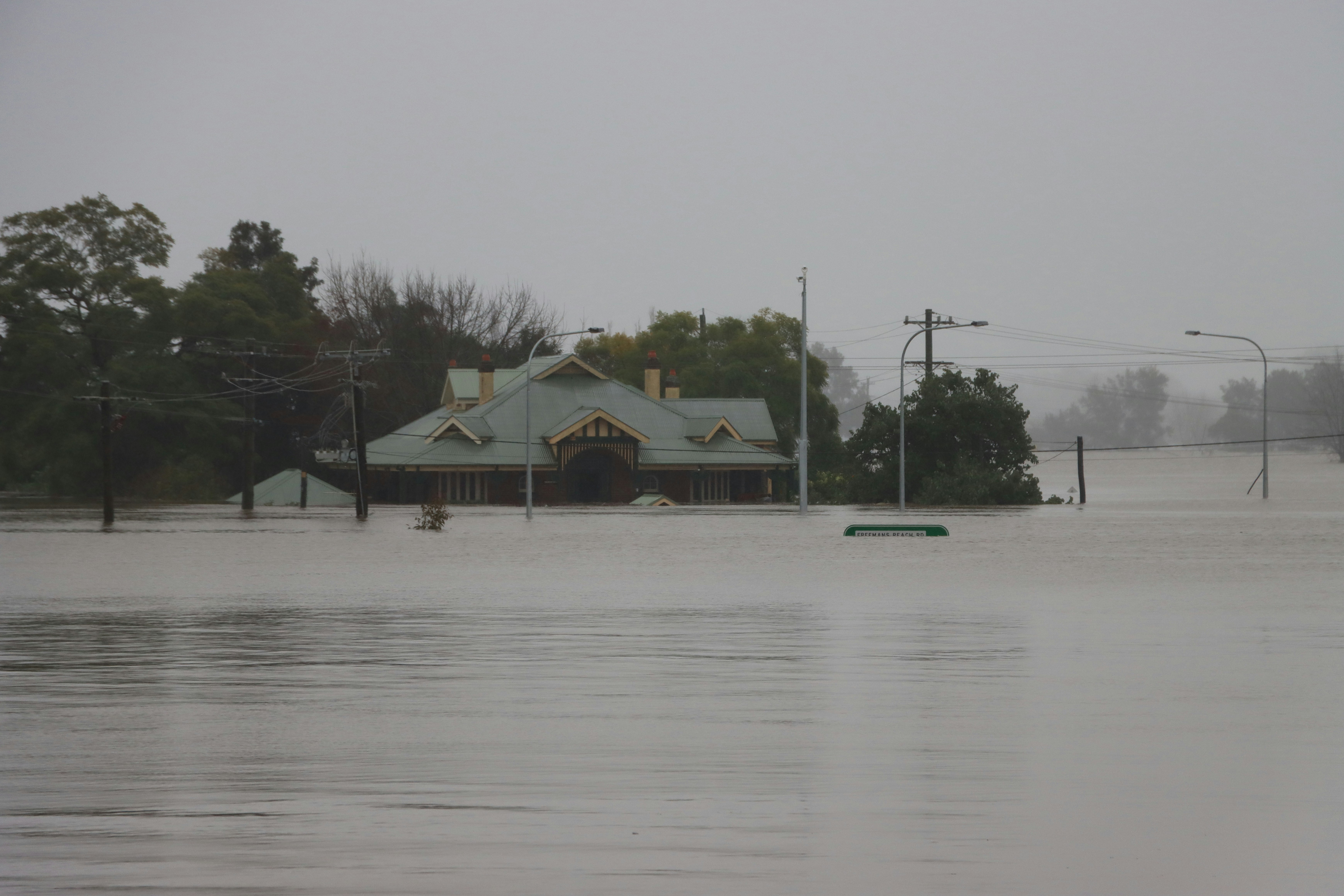flooded street