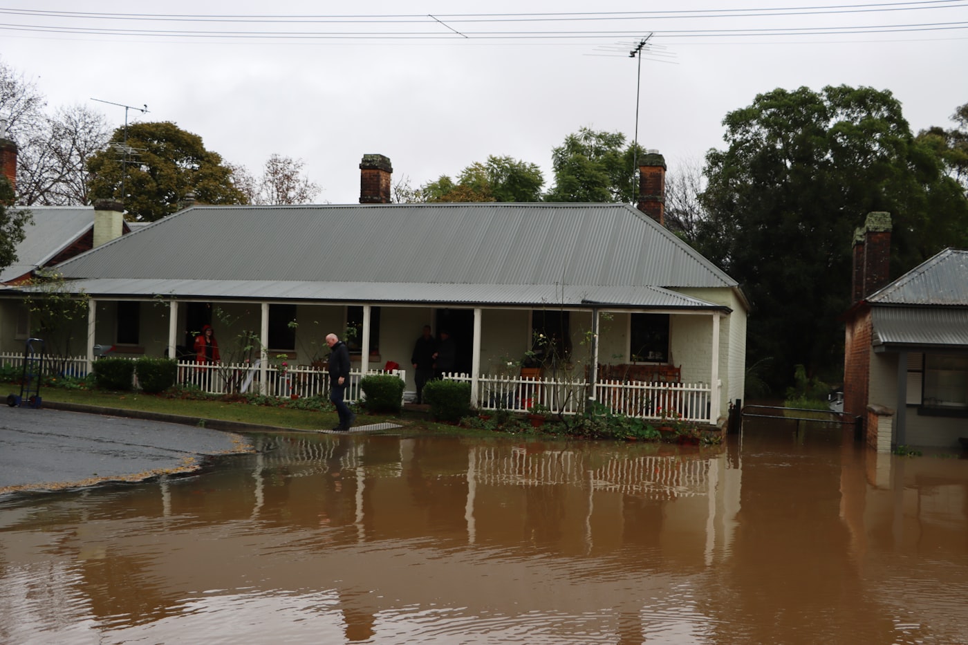 Flooded house water damage