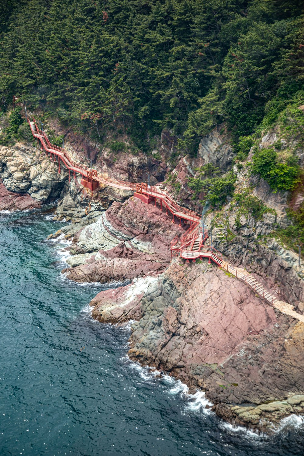 a bridge over a river