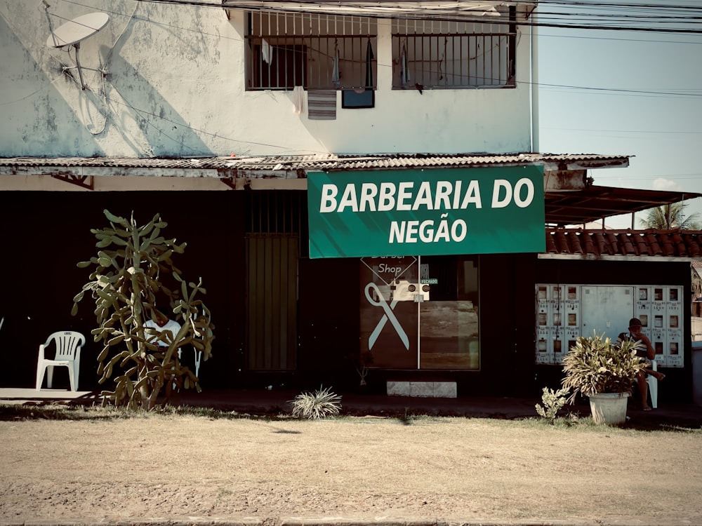 a person standing outside a building