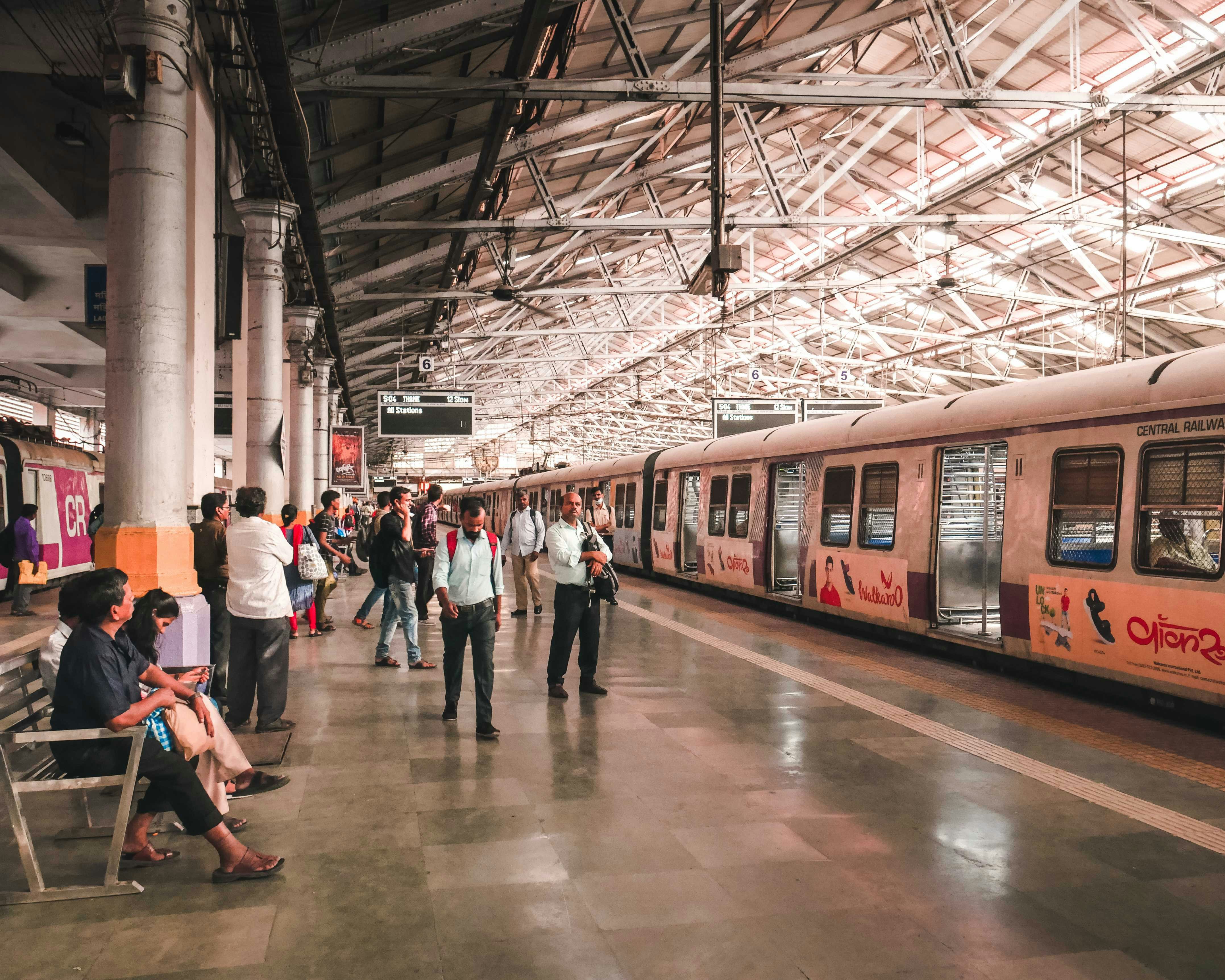 Image credit: 
Mayur Pokle via unsplash, central railway, western railway, mumbai local trains