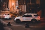 police cars on a street