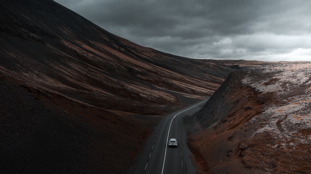 a road in the mountains