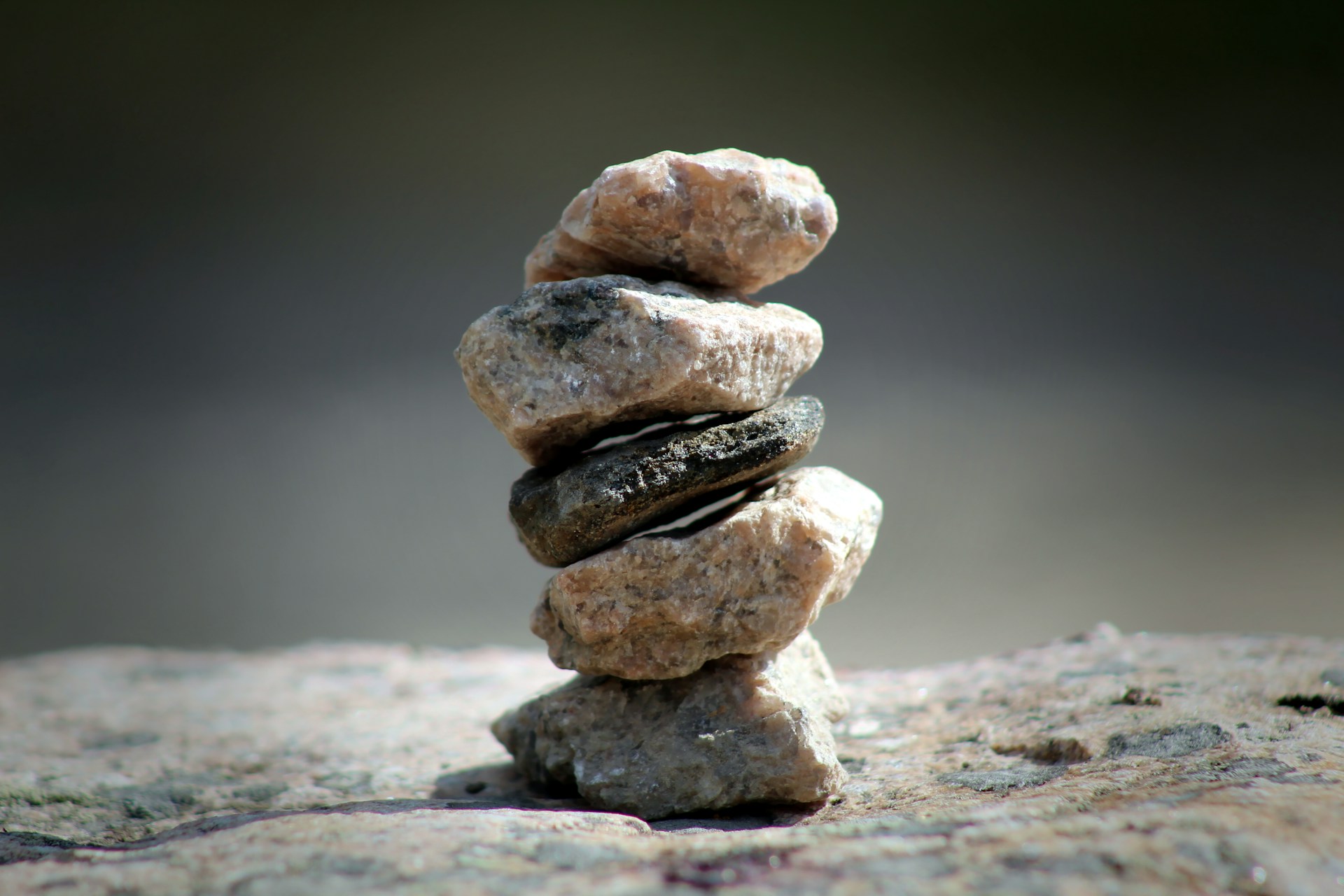a stack of rocks