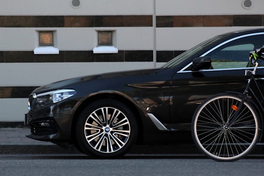 a black sports car