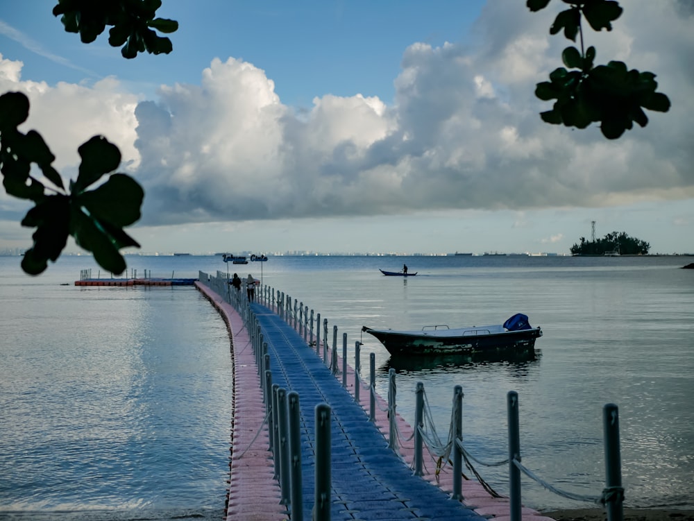 a boat in the water