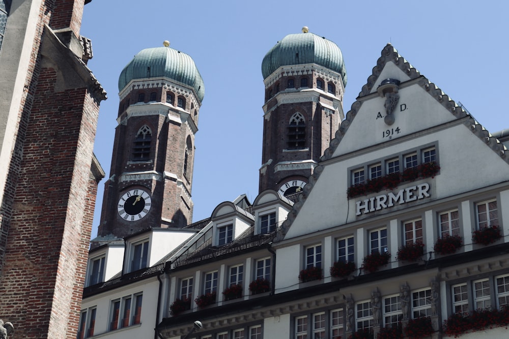 a clock tower on a building