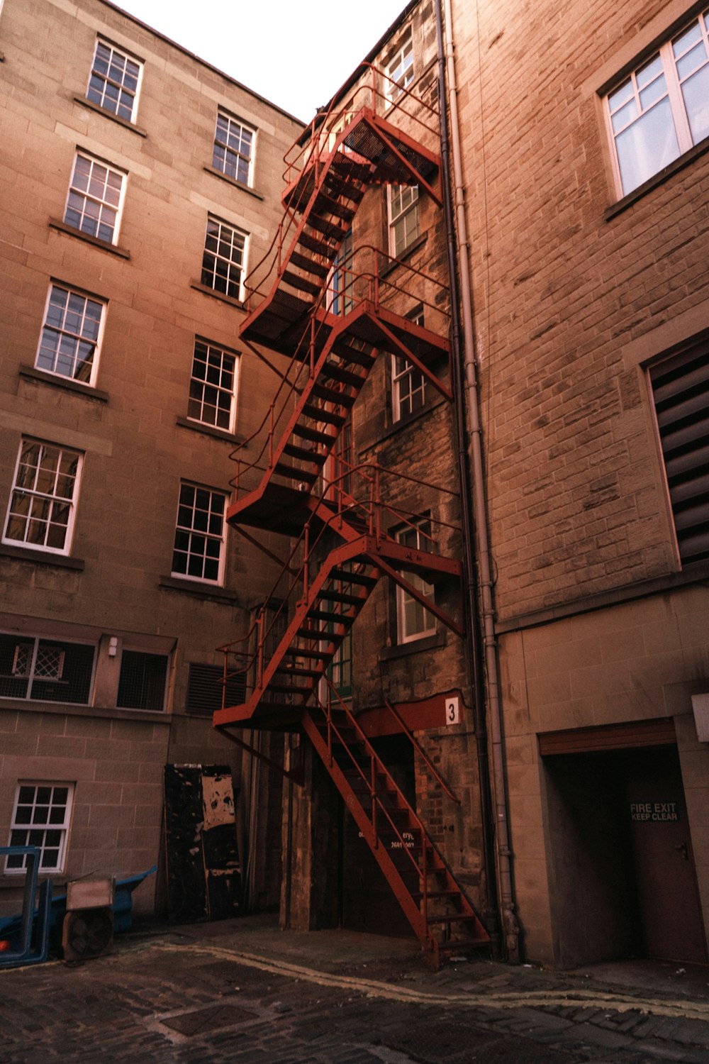 a building with a staircase