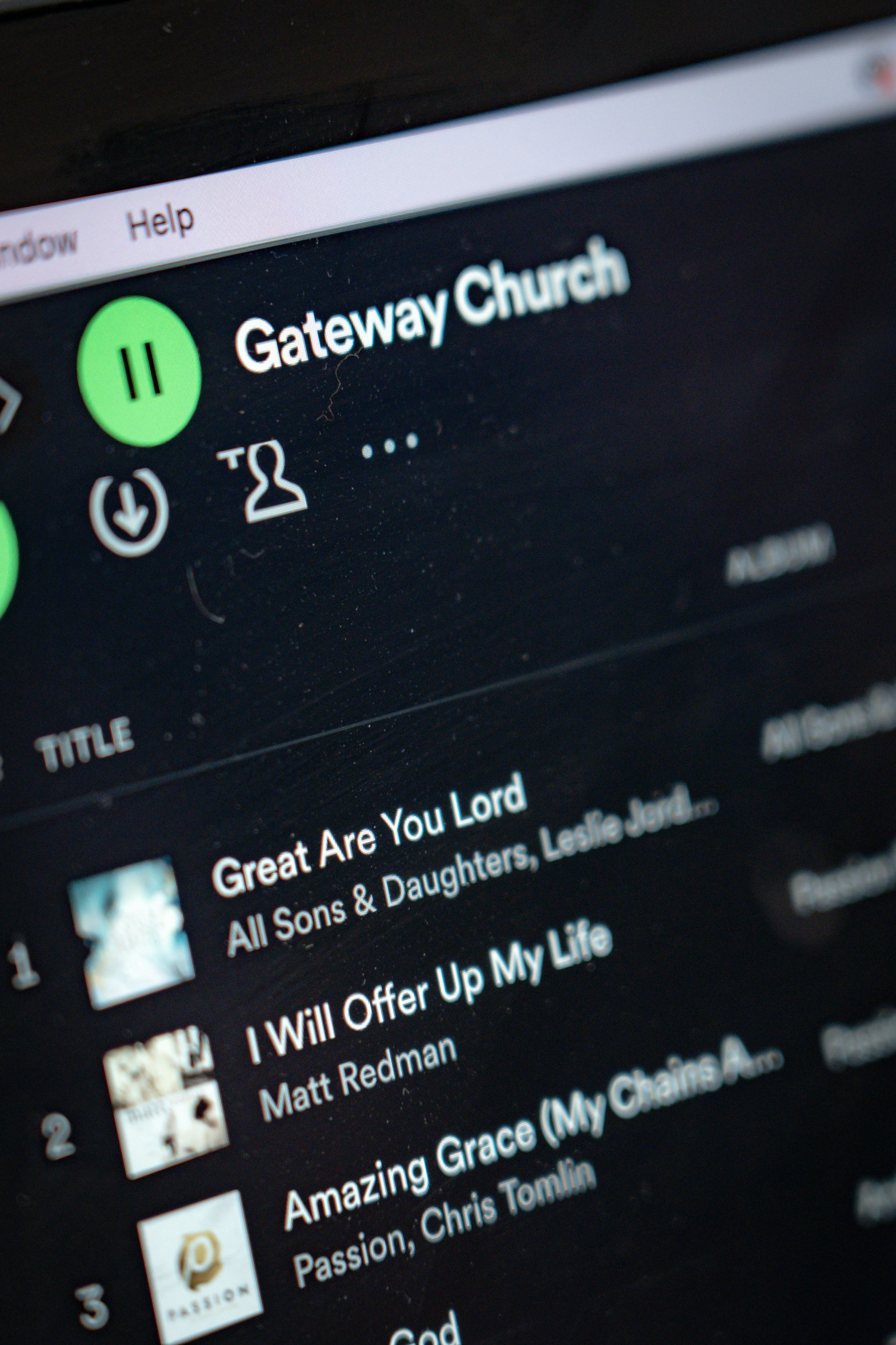 a screen shot of a computer