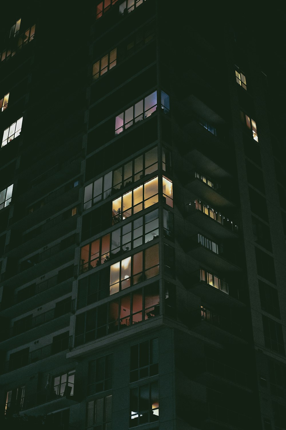 a tall building with many windows