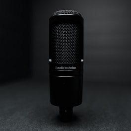 a black camera lens