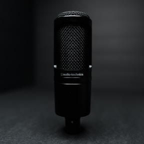 a black camera lens