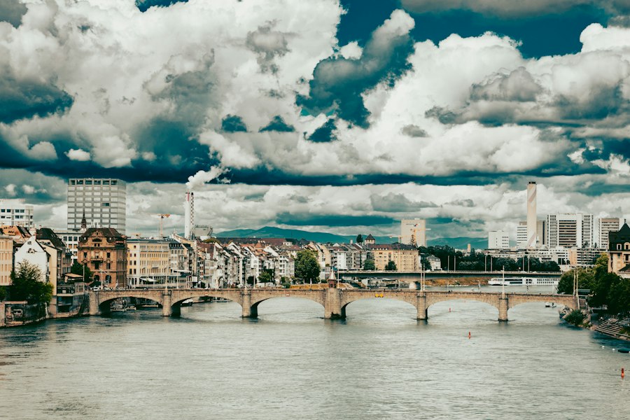 Bridge over the Rhine in Basel