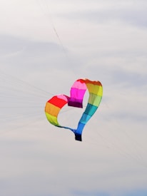 a colorful kite in the sky