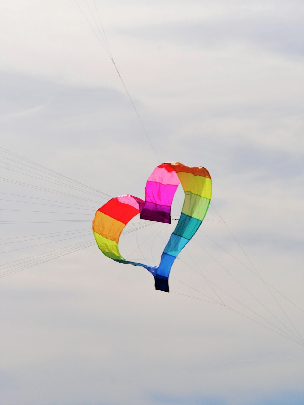 a colorful kite in the sky