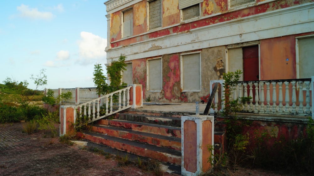 a house with a deck