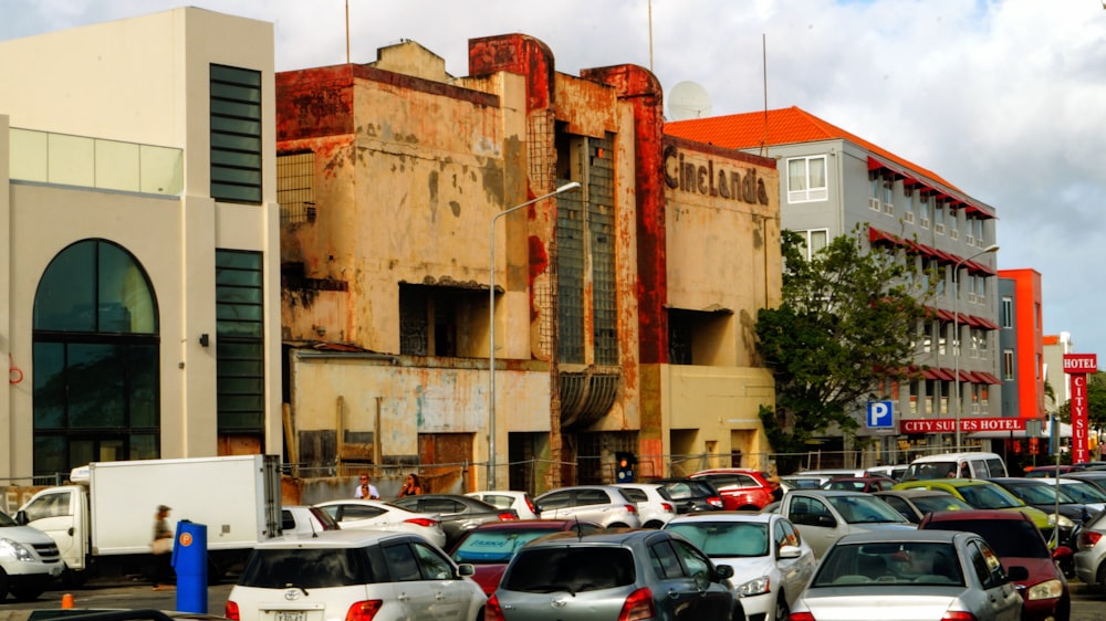 a building that has been destroyed